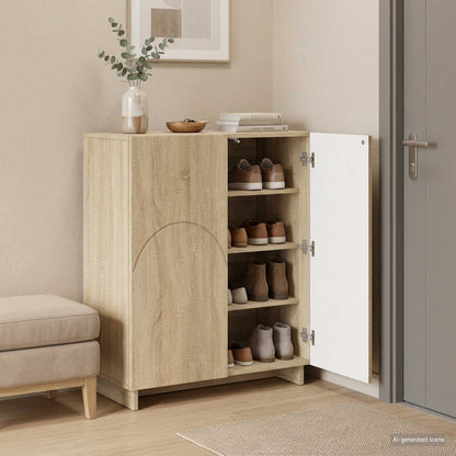 Schoenenkast 73 x 38 x 87,5 cm Bewerkt hout Sonoma Eiken