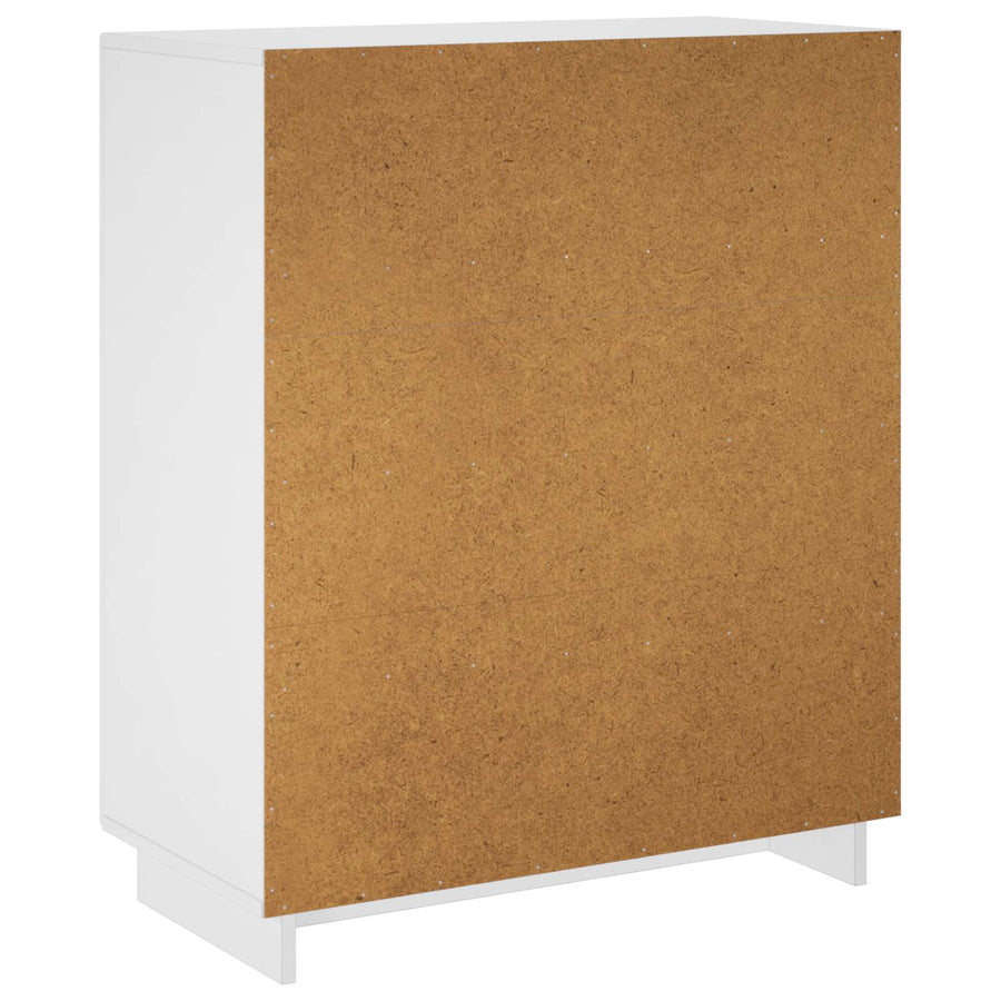 Schoenenkast 73 x 38 x 87,5 cm Bewerkt hout Hoogglans Wit