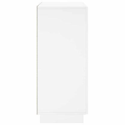 Schoenenkast 73 x 38 x 87,5 cm Bewerkt hout Hoogglans Wit