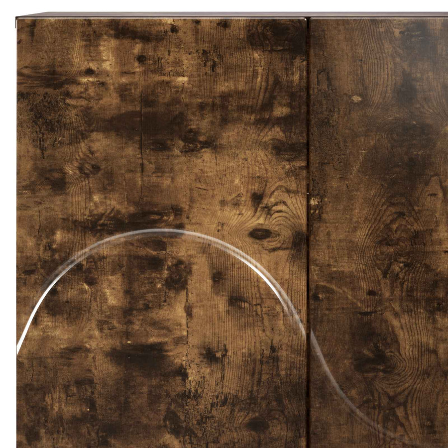Schoenenkast 73 x 38 x 87,5 cm Bewerkt hout Gerookt eiken