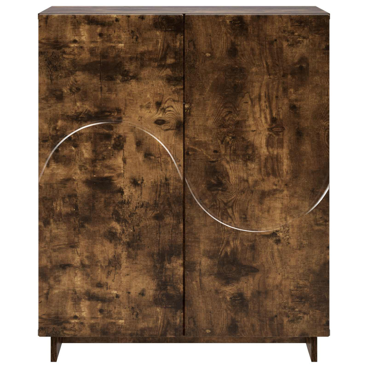 Schoenenkast 73 x 38 x 87,5 cm Bewerkt hout Gerookt eiken