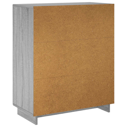 Schoenenkast 73 x 38 x 87,5 cm Bewerkt hout Grijs Sonoma