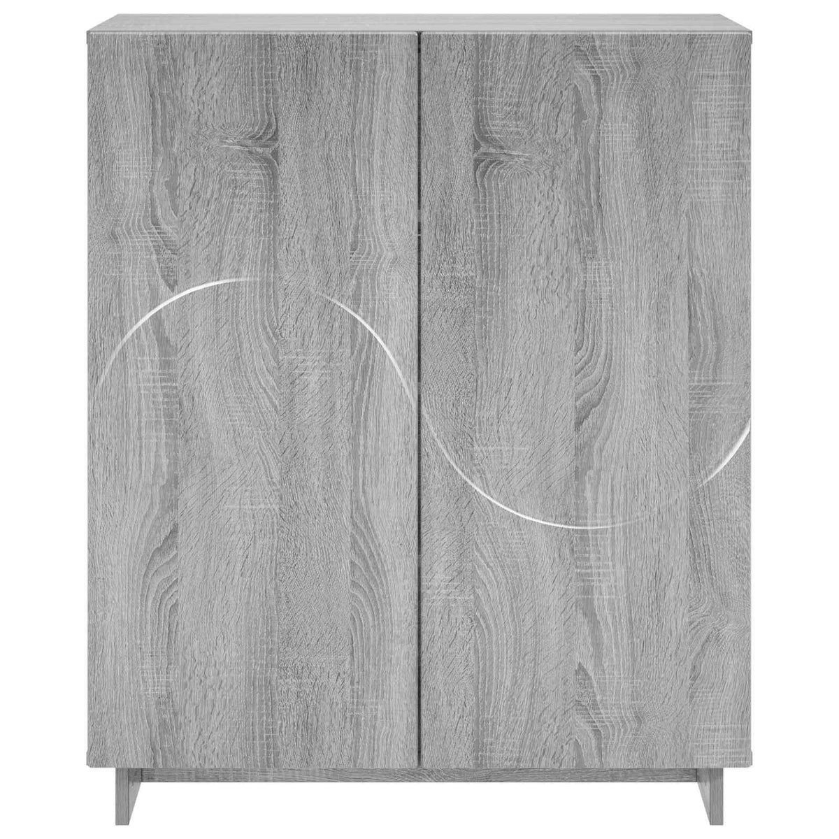 Schoenenkast 73 x 38 x 87,5 cm Bewerkt hout Grijs Sonoma