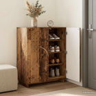 Schoenenkast 73x38x87,5 cm bewerkt hout bruin