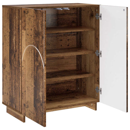 Schoenenkast 73 x 38 x 87,5 cm Bewerkt hout Oud hout