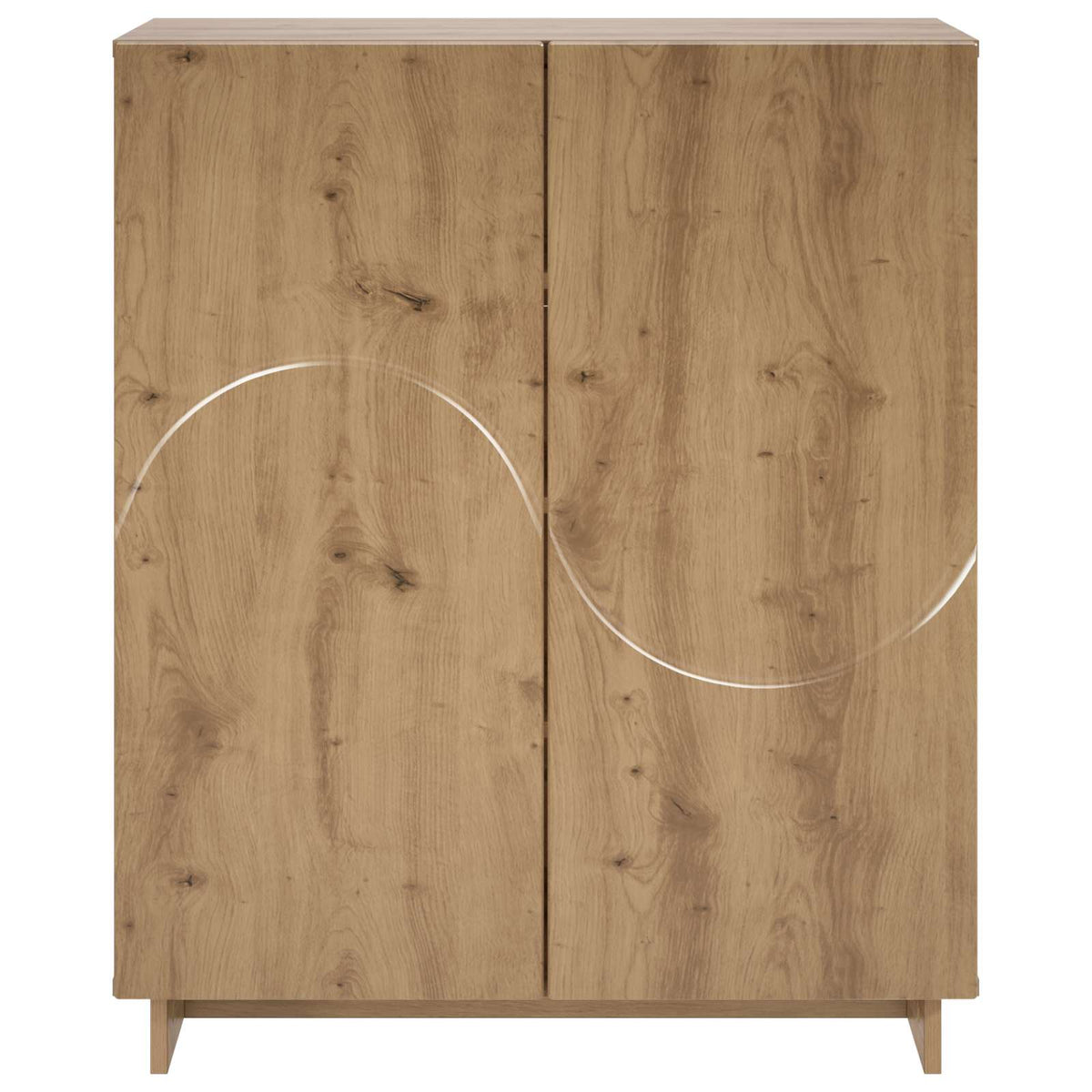 Schoenenkast 73 x 38 x 87,5 cm Bewerkt hout Artisanaal eiken