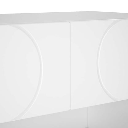 Schoenenkast 73 x 38 x 87,5 cm Bewerkt hout Wit