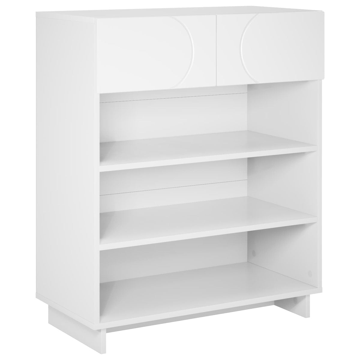 Schoenenkast 73 x 38 x 87,5 cm Bewerkt hout Wit