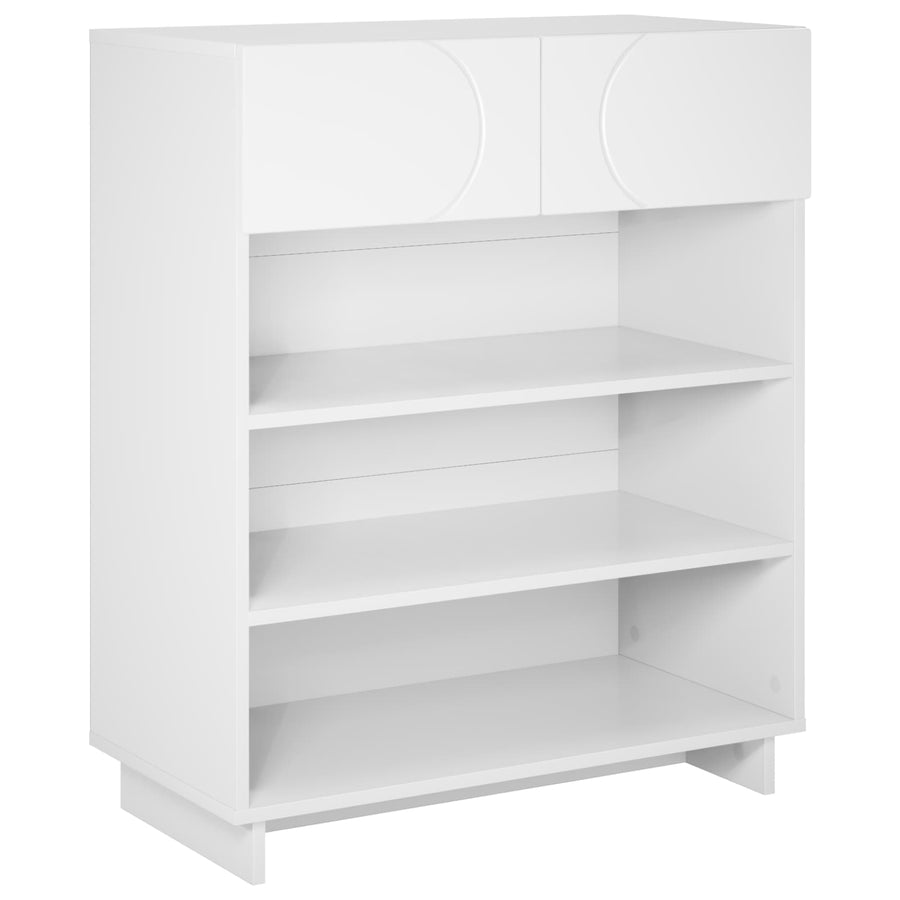 Schoenenkast 73 x 38 x 87,5 cm Bewerkt hout Wit