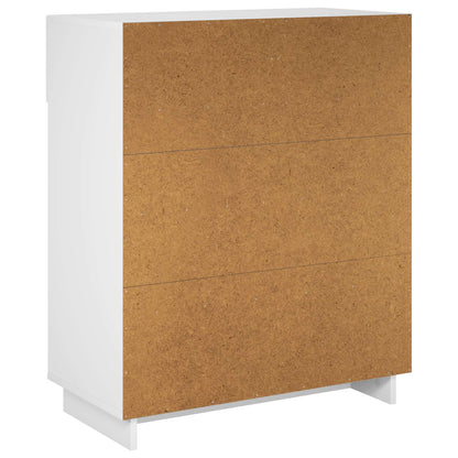 Schoenenkast 73 x 38 x 87,5 cm Bewerkt hout Wit