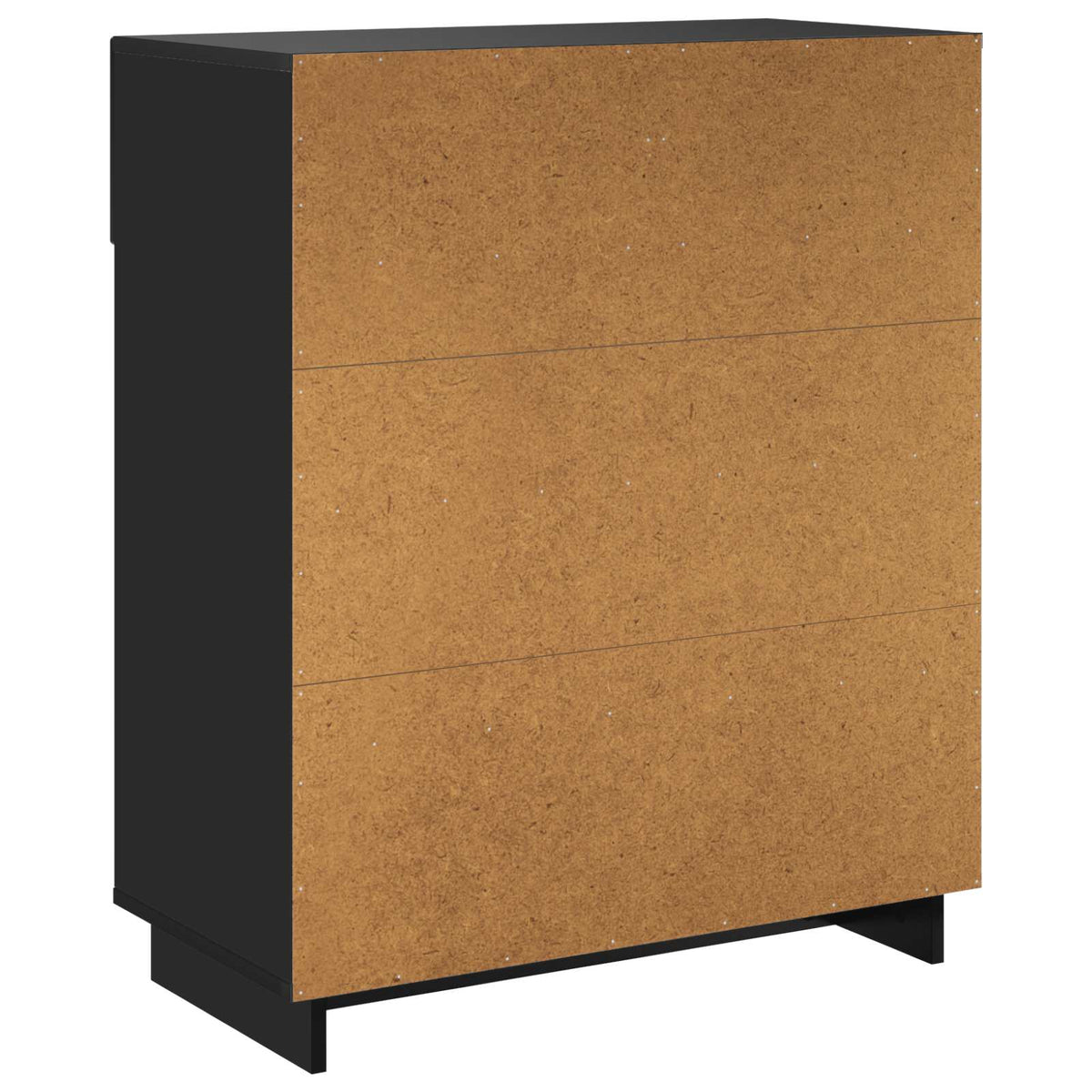 Schoenenkast 73 x 38 x 87,5 cm Bewerkt hout Zwart