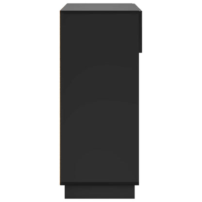 Schoenenkast 73 x 38 x 87,5 cm Bewerkt hout Zwart