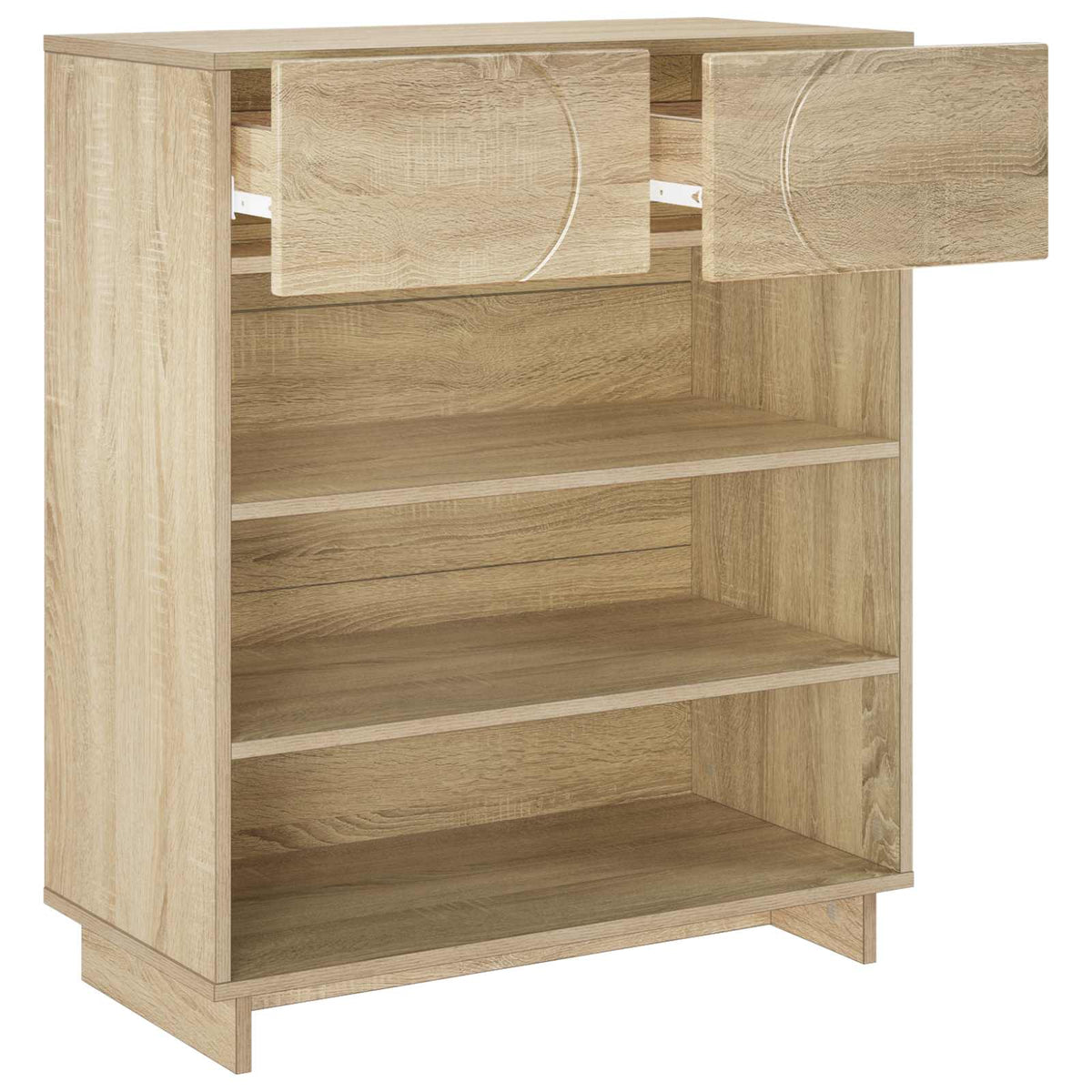 Schoenenkast 73 x 38 x 87,5 cm Bewerkt hout Sonoma Eiken