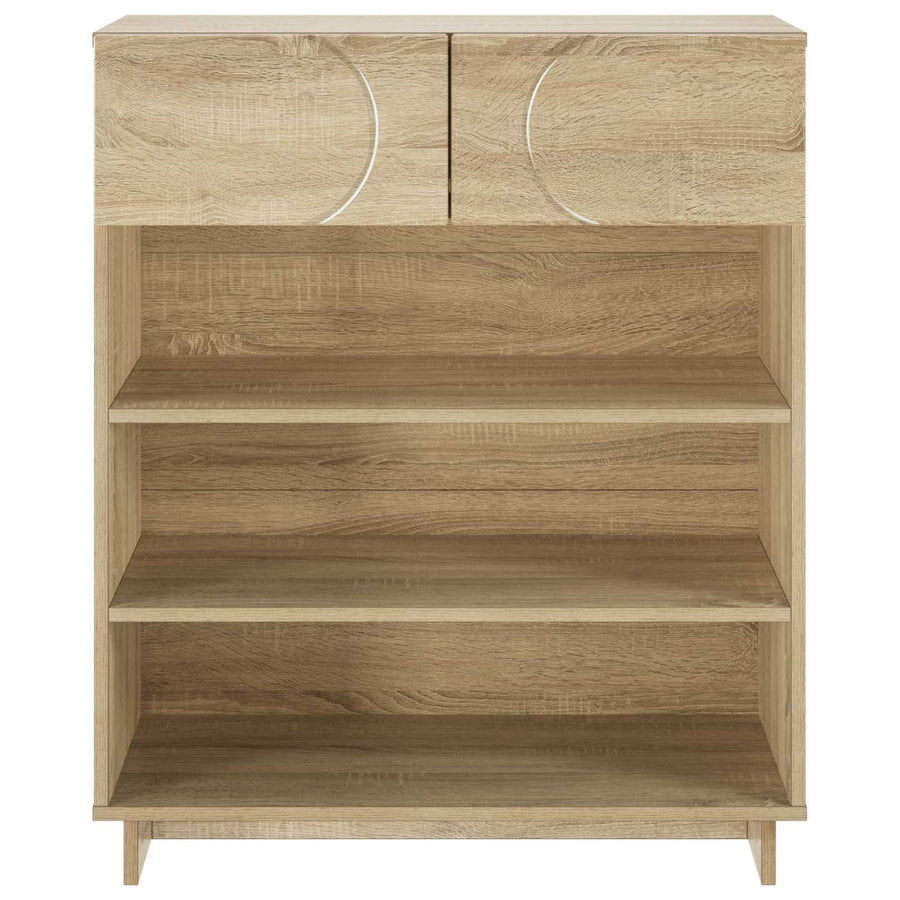 Schoenenkast 73 x 38 x 87,5 cm Bewerkt hout Sonoma Eiken
