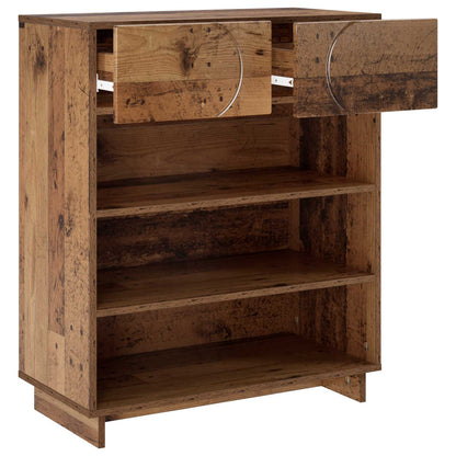 Schoenenkast 73 x 38 x 87,5 cm Bewerkt hout Oud hout