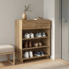 Schoenenkast 73x38x87,5 cm bewerkt hout