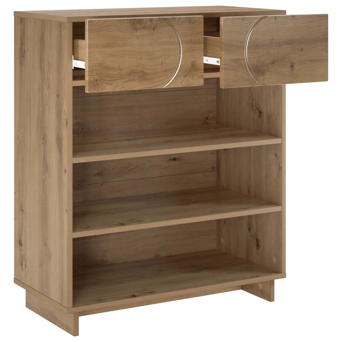 Schoenenkast 73 x 38 x 87,5 cm Bewerkt hout Artisanaal eiken