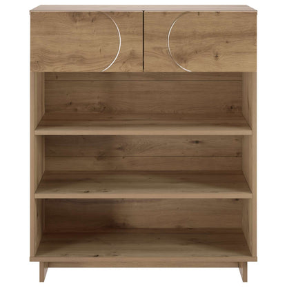 Schoenenkast 73 x 38 x 87,5 cm Bewerkt hout Artisanaal eiken