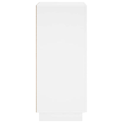 Schoenenkast 48 x 38 x 87,5 cm Bewerkt hout Wit