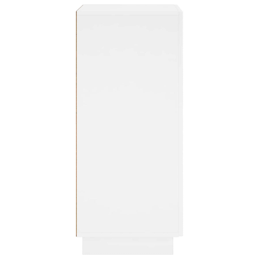 Schoenenkast 48 x 38 x 87,5 cm Bewerkt hout Wit