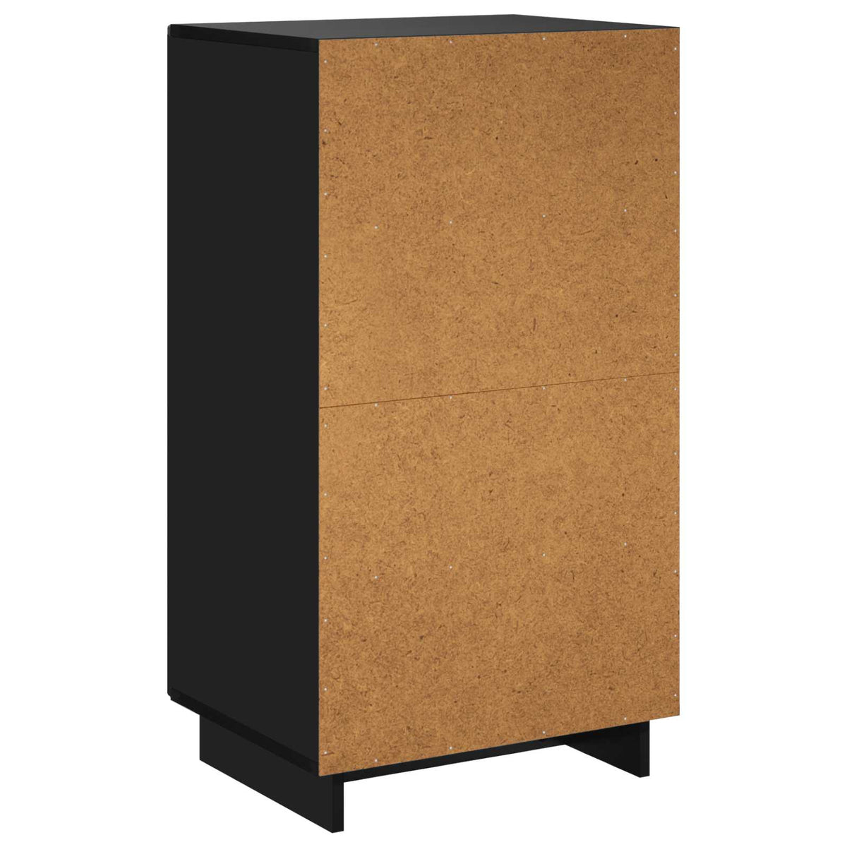 Schoenenkast 48 x 38 x 87,5 cm Bewerkt hout Zwart