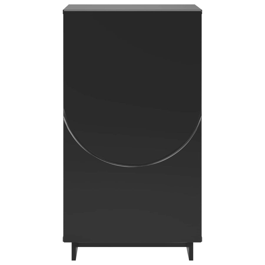 Schoenenkast 48 x 38 x 87,5 cm Bewerkt hout Zwart