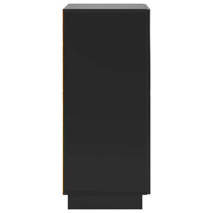 Schoenenkast 48 x 38 x 87,5 cm Bewerkt hout Zwart