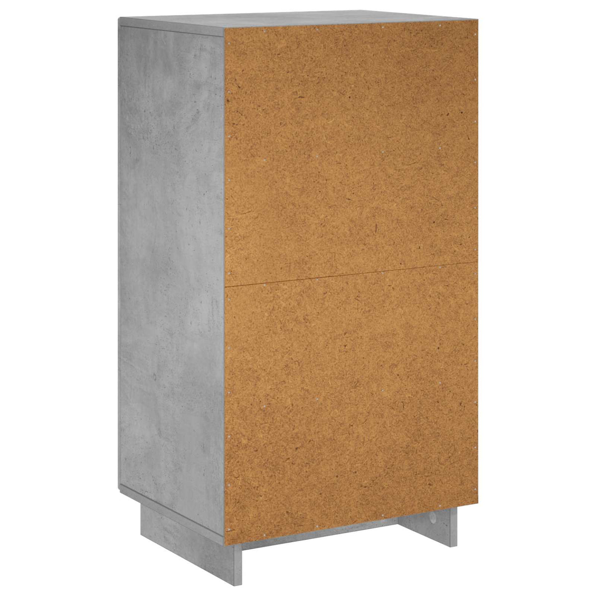 Schoenenkast 48 x 38 x 87,5 cm Bewerkt hout Betongrijs