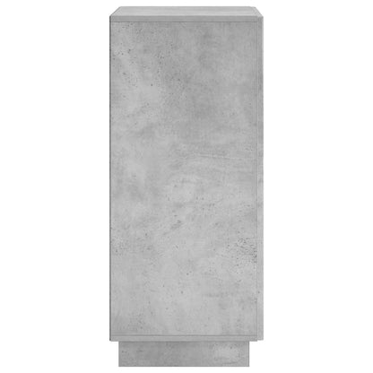 Schoenenkast 48 x 38 x 87,5 cm Bewerkt hout Betongrijs