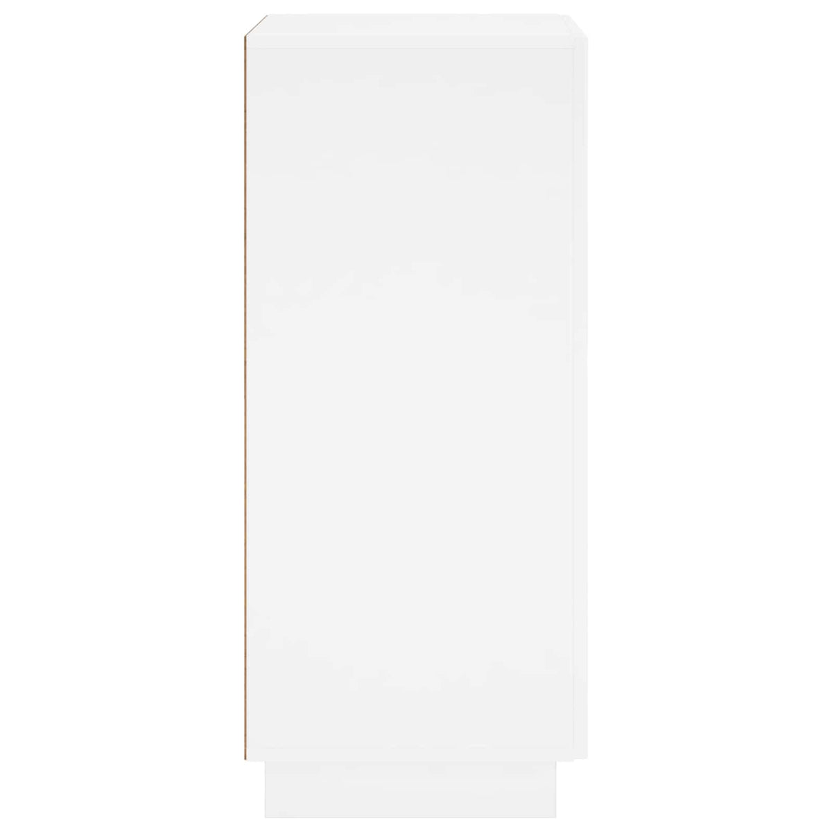 Schoenenkast 48 x 38 x 87,5 cm Bewerkt hout Hoogglans Wit