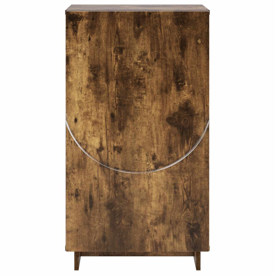 Schoenenkast 48 x 38 x 87,5 cm Bewerkt hout Gerookt eiken