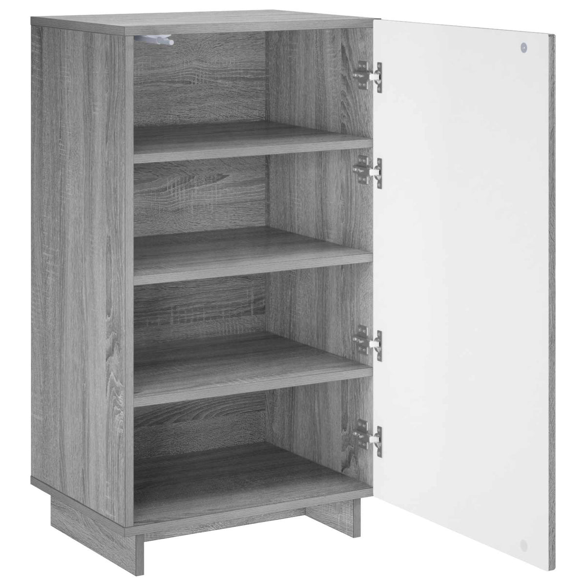 Schoenenkast 48 x 38 x 87,5 cm Bewerkt hout Grijs Sonoma