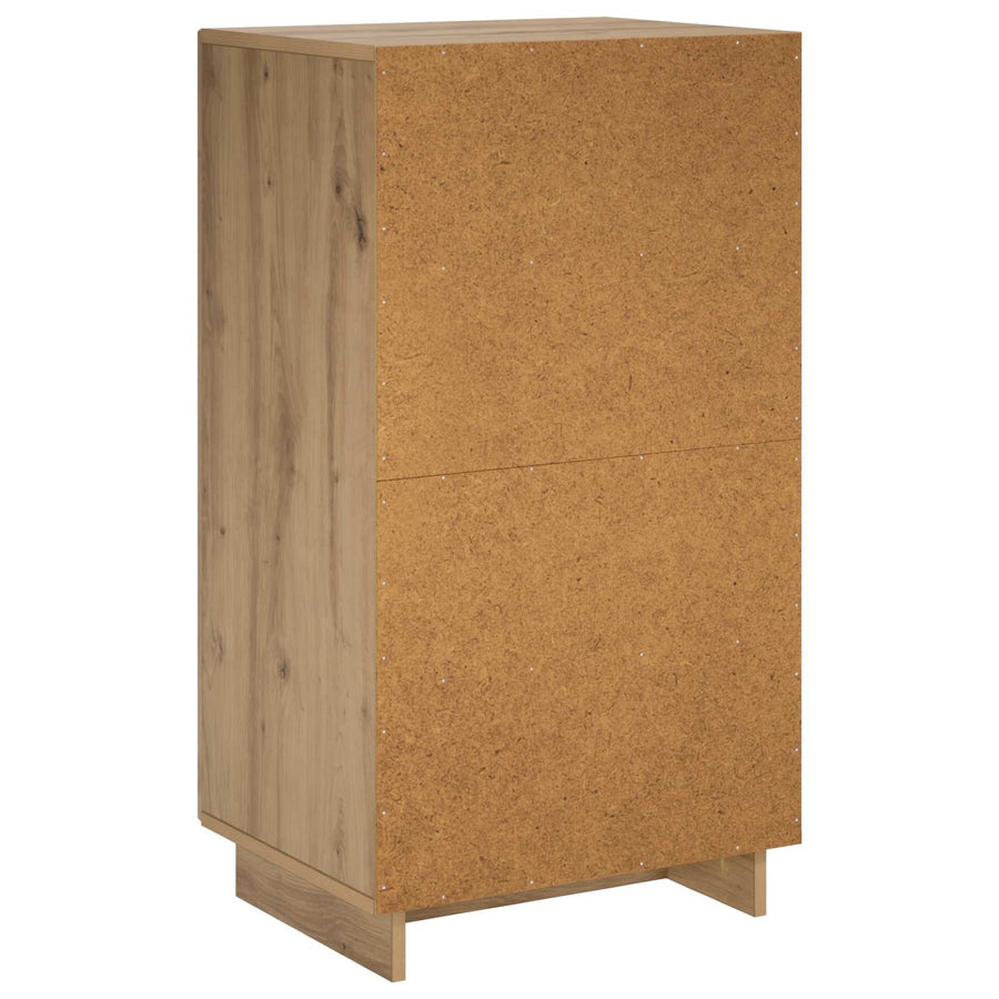 Schoenenkast 48 x 38 x 87,5 cm Bewerkt hout Artisanaal eiken