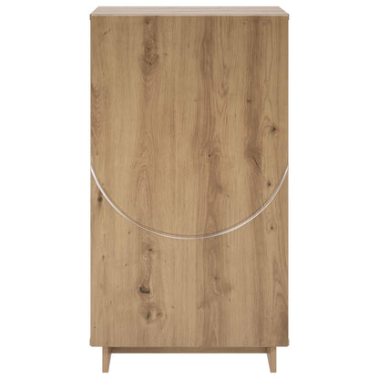 Schoenenkast 48 x 38 x 87,5 cm Bewerkt hout Artisanaal eiken