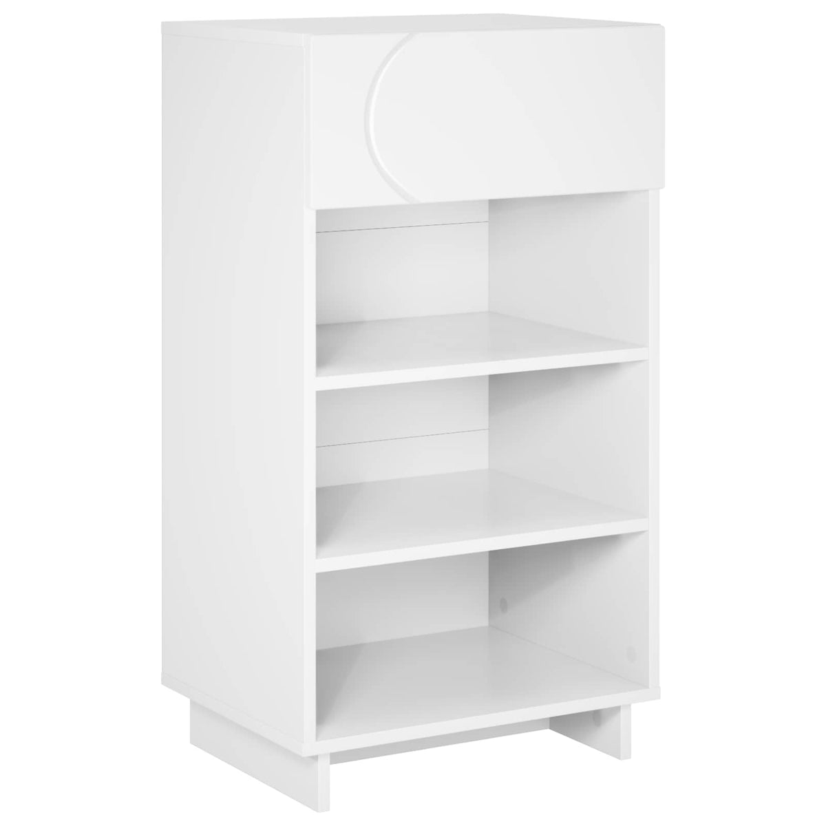 Schoenenkast 48 x 38 x 87,5 cm Bewerkt hout Wit