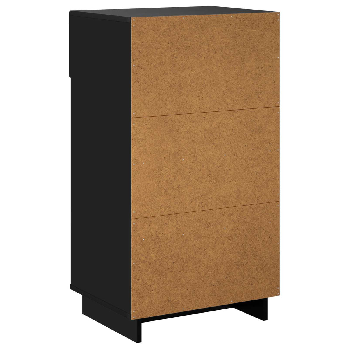Schoenenkast 48 x 38 x 87,5 cm Bewerkt hout Zwart
