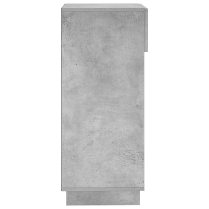 Schoenenkast 48 x 38 x 87,5 cm Bewerkt hout Betongrijs