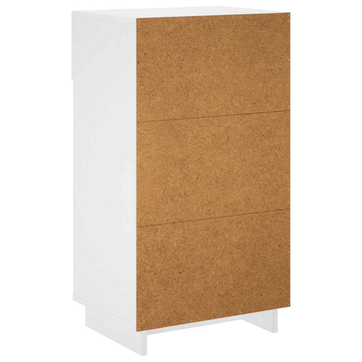 Schoenenkast 48 x 38 x 87,5 cm Bewerkt hout Hoogglans Wit