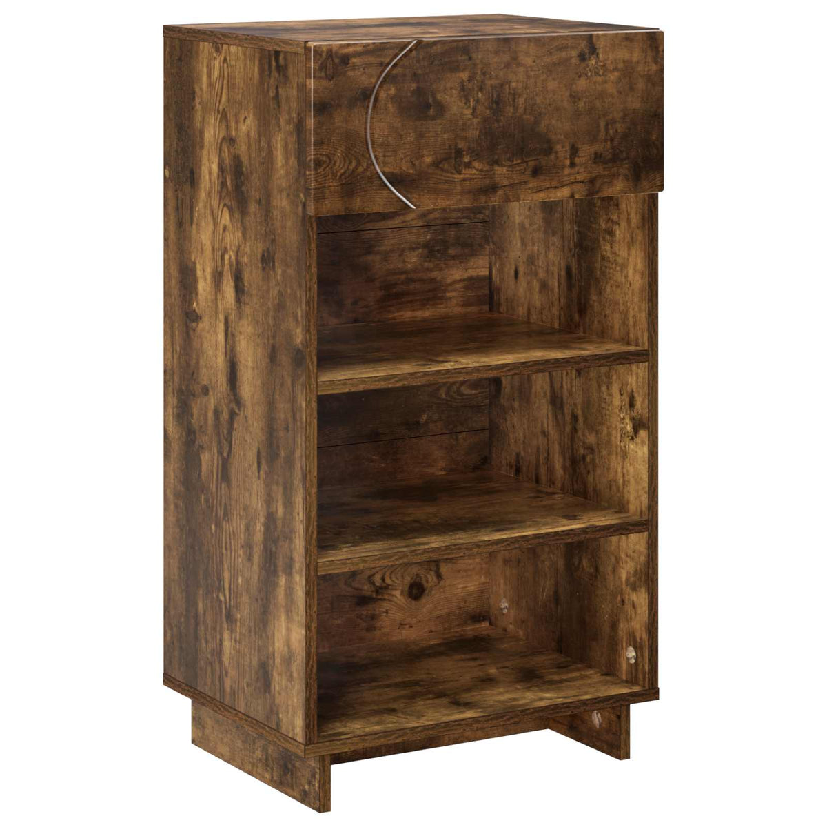 Schoenenkast 48 x 38 x 87,5 cm Bewerkt hout Gerookt eiken