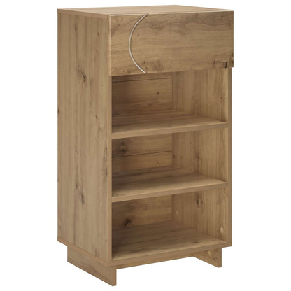 Schoenenkast 48 x 38 x 87,5 cm Bewerkt hout Artisanaal eiken