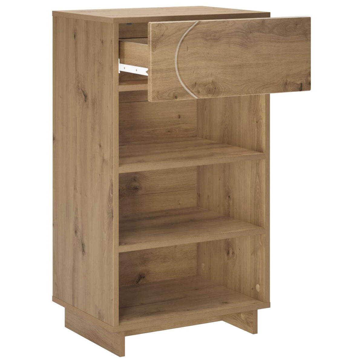 Schoenenkast 48 x 38 x 87,5 cm Bewerkt hout Artisanaal eiken