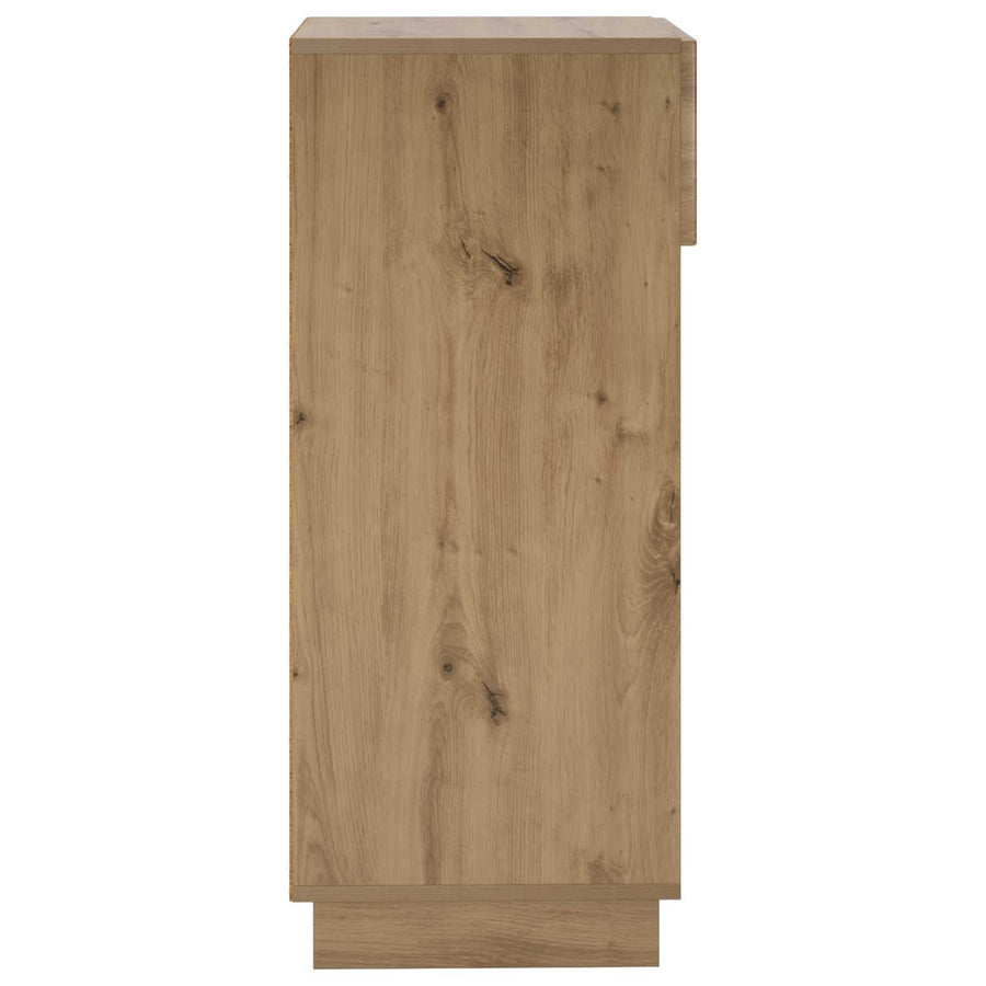 Schoenenkast 48 x 38 x 87,5 cm Bewerkt hout Artisanaal eiken