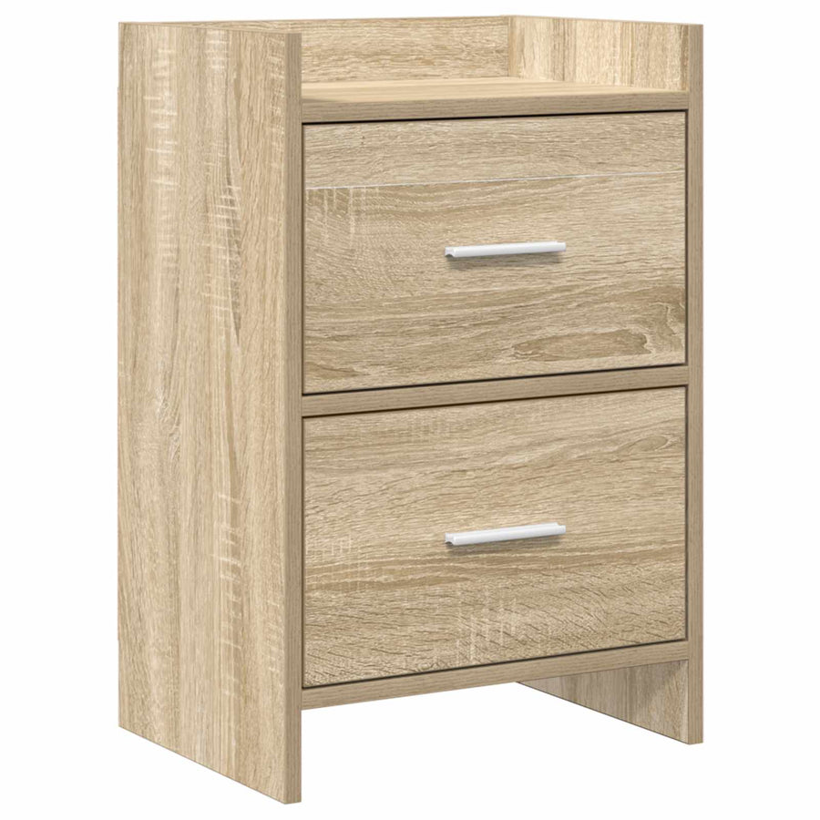 Nachtkastjes Sonoma Eiken 40 x 30 x 60 cm Bewerkt hout