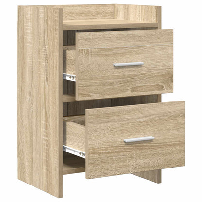 Nachtkastjes Sonoma Eiken 40 x 30 x 60 cm Bewerkt hout