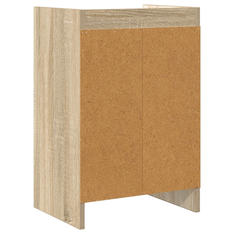 Nachtkastjes Sonoma Eiken 40 x 30 x 60 cm Bewerkt hout