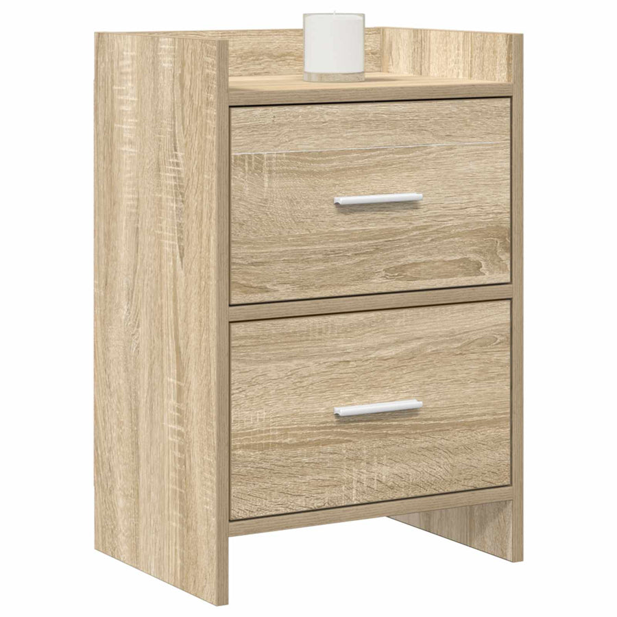 Nachtkastjes Sonoma Eiken 40 x 30 x 60 cm Bewerkt hout