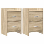 Nachtkastjes 2 stuks 40x30x60 cm Sonoma eiken