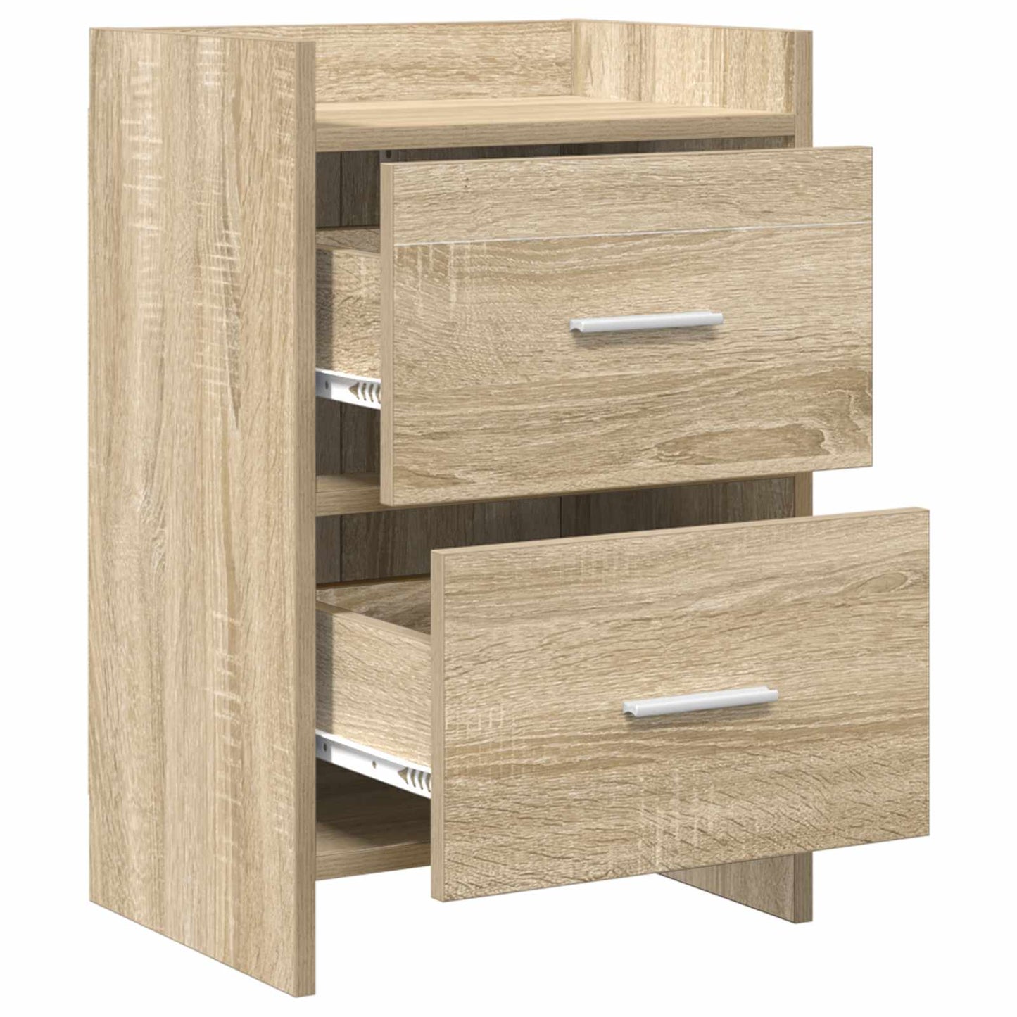 Nachtkastjes 2 pcs Sonoma Eiken 40 x 30 x 60 cm Bewerkt hout