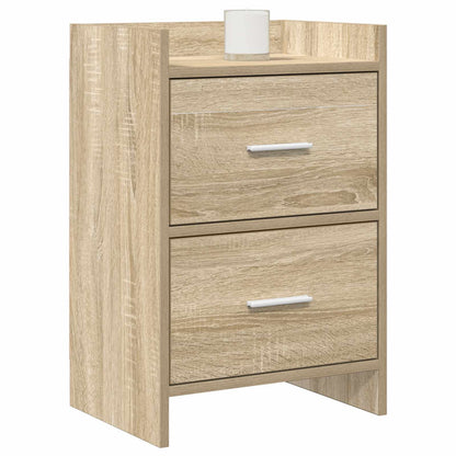 Nachtkastjes 2 pcs Sonoma Eiken 40 x 30 x 60 cm Bewerkt hout
