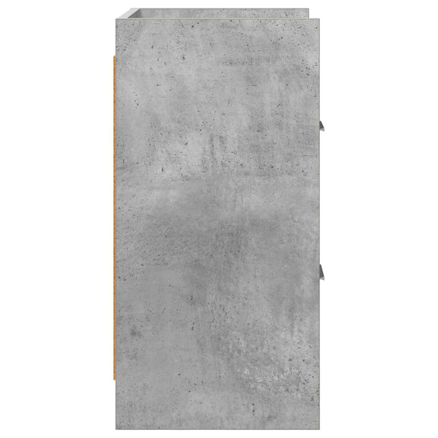 Nachtkastjes Betongrijs 40 x 30 x 60 cm Bewerkt hout